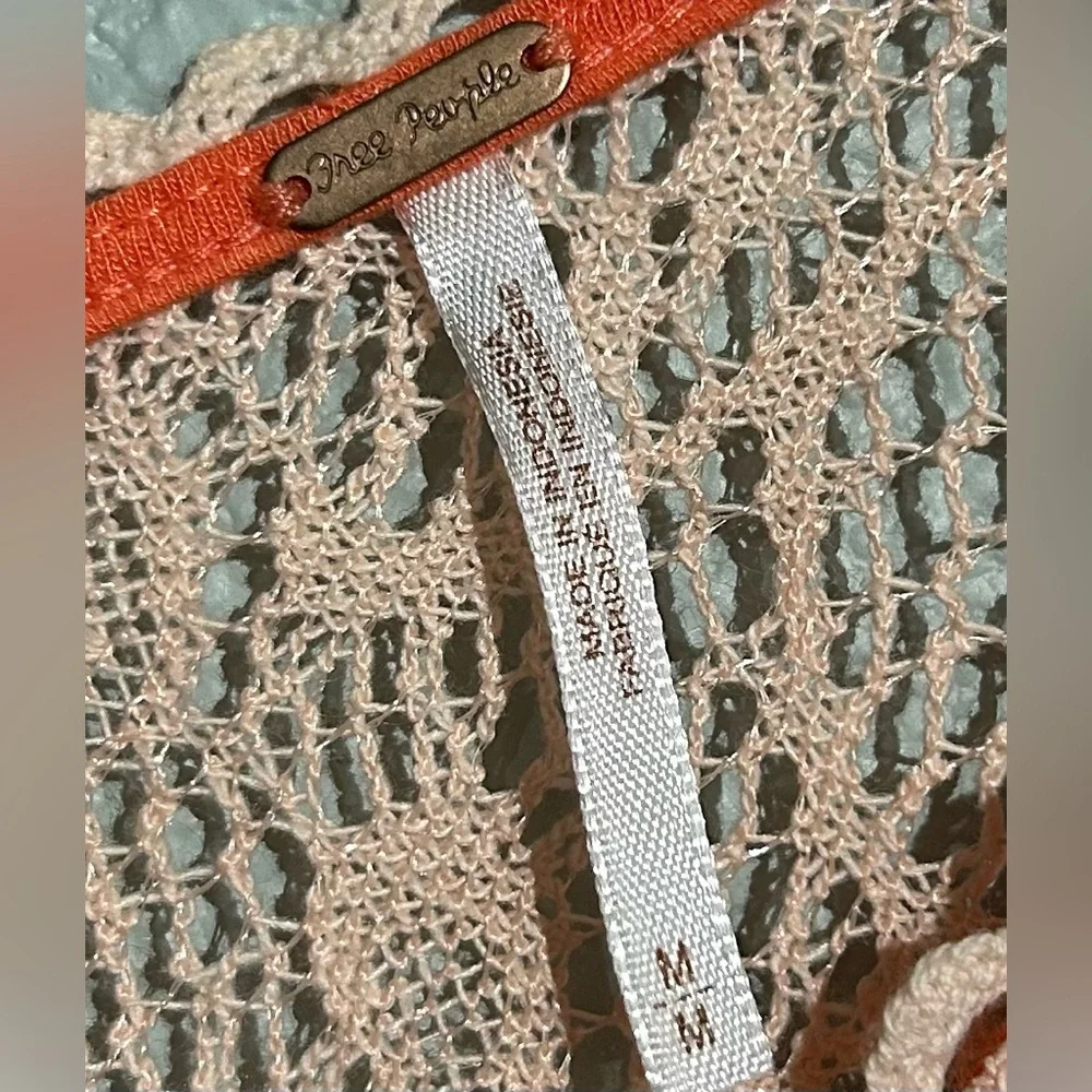 Free People Lace Tank Top Size Medium